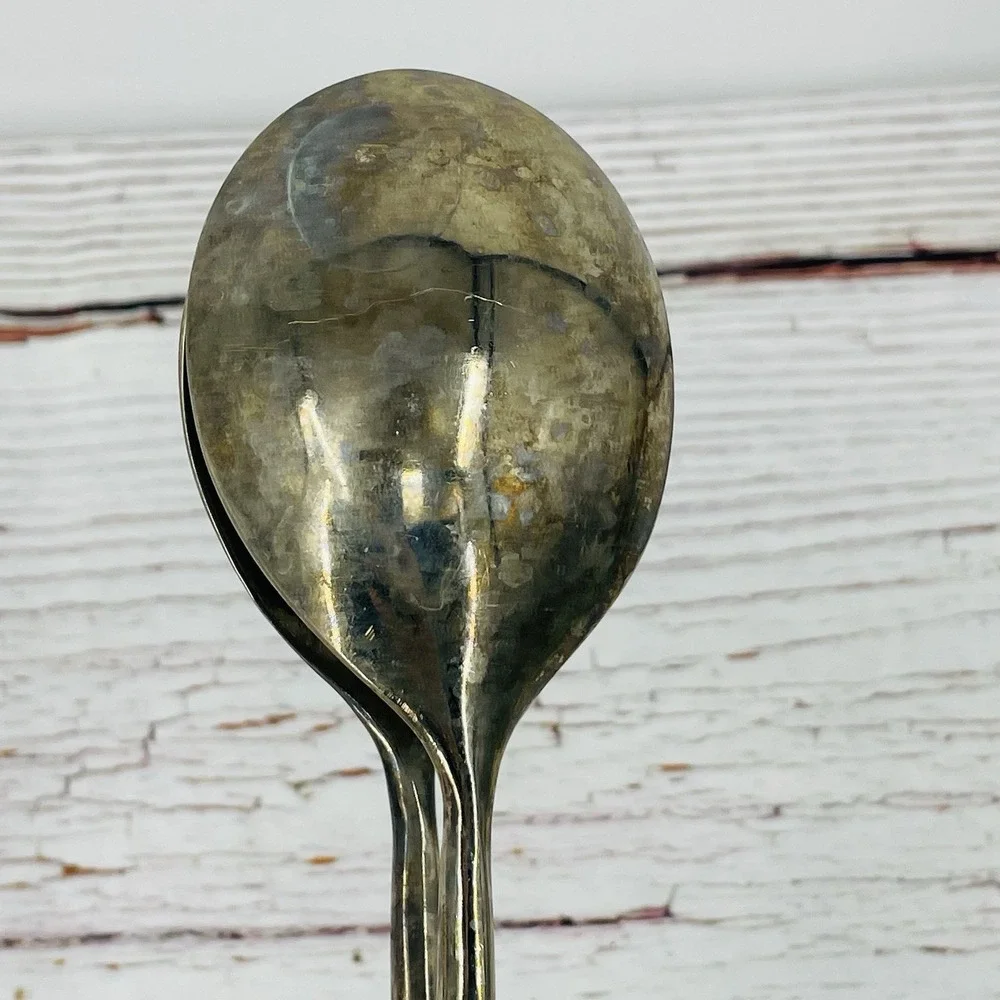 EP ZINC‎ Silverplate Silver Plated Salad Serving Scissor Tongs E.P. ITALY
